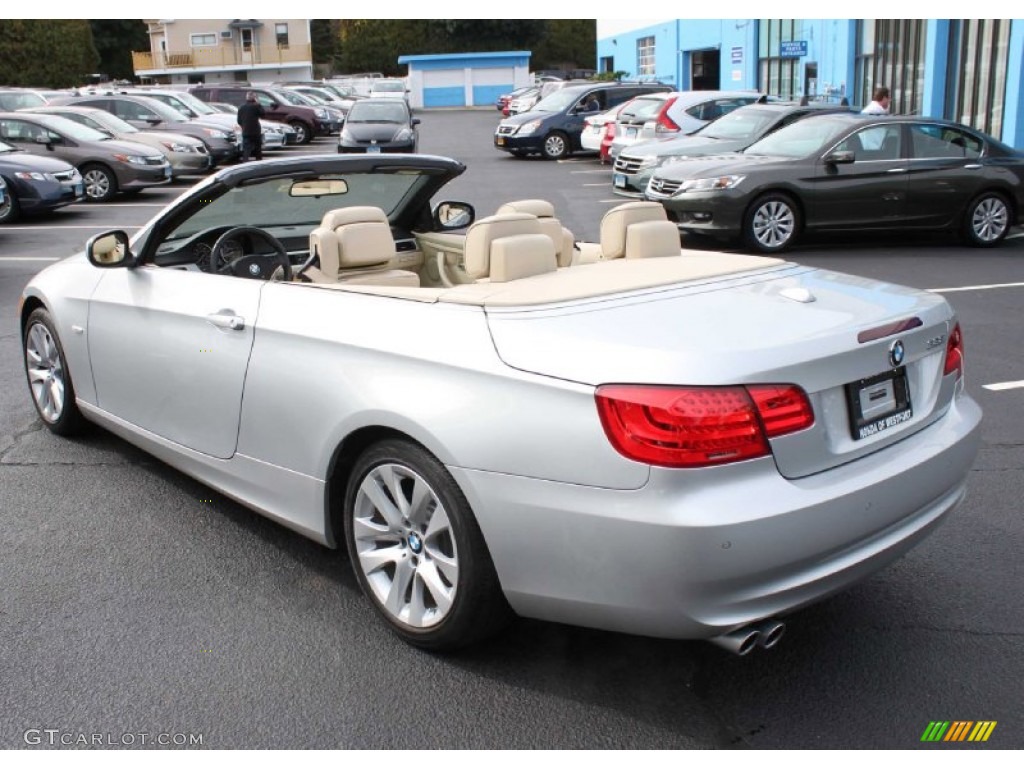 2011 3 Series 328i Convertible - Titanium Silver Metallic / Cream Beige photo #5