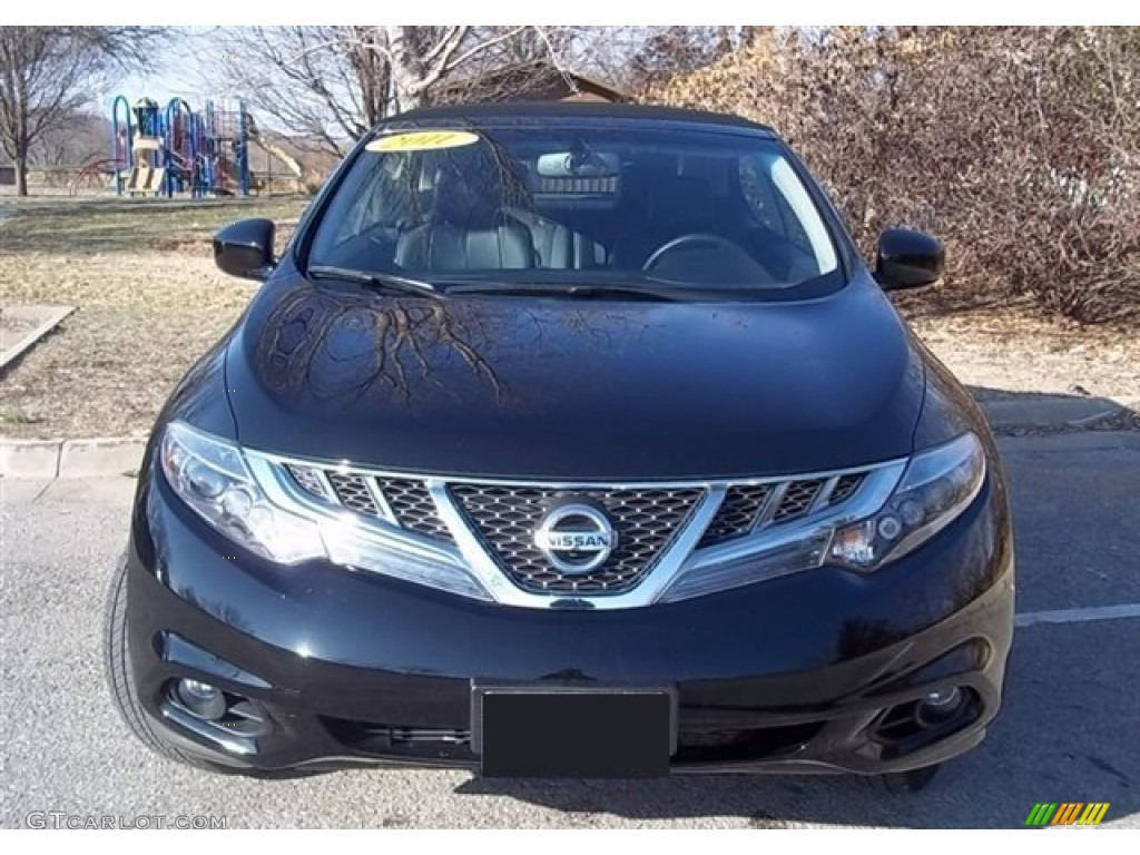 2011 Murano CrossCabriolet AWD - Super Black / Black photo #6