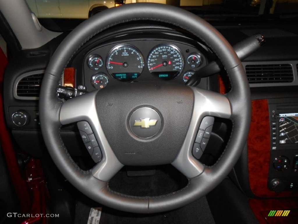 2014 Suburban LTZ 4x4 - Crystal Red Tintcoat / Ebony photo #13