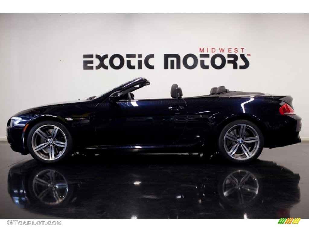 2009 M6 Convertible - Carbon Black Metallic / Black Merino Leather photo #1