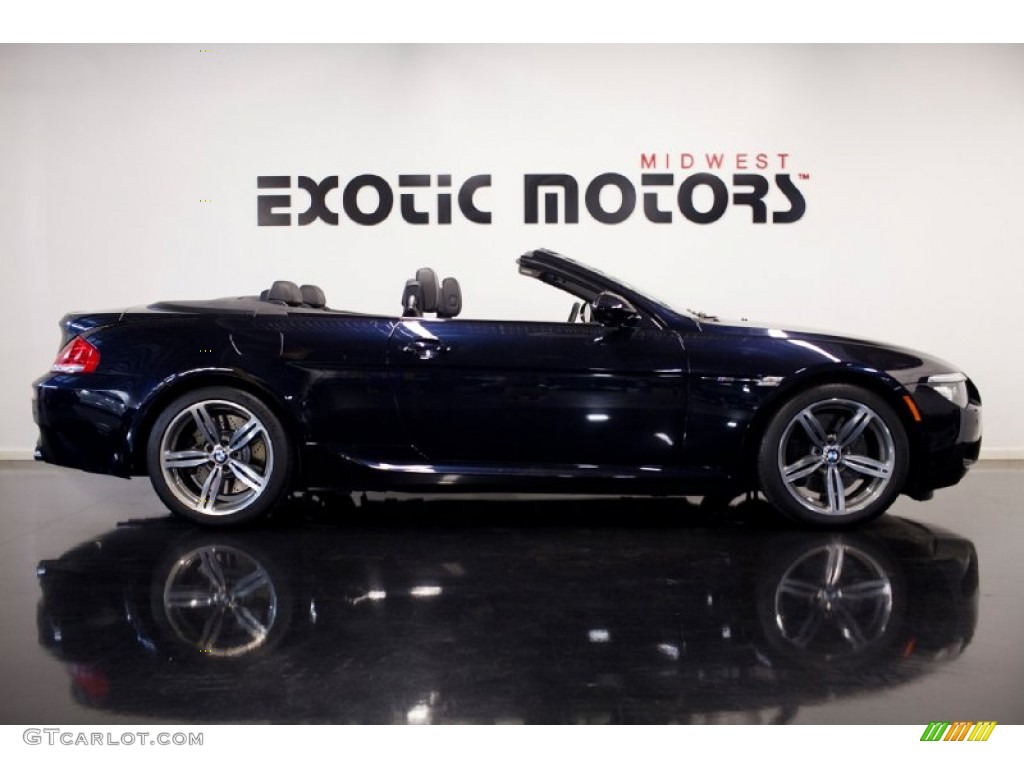 2009 M6 Convertible - Carbon Black Metallic / Black Merino Leather photo #2