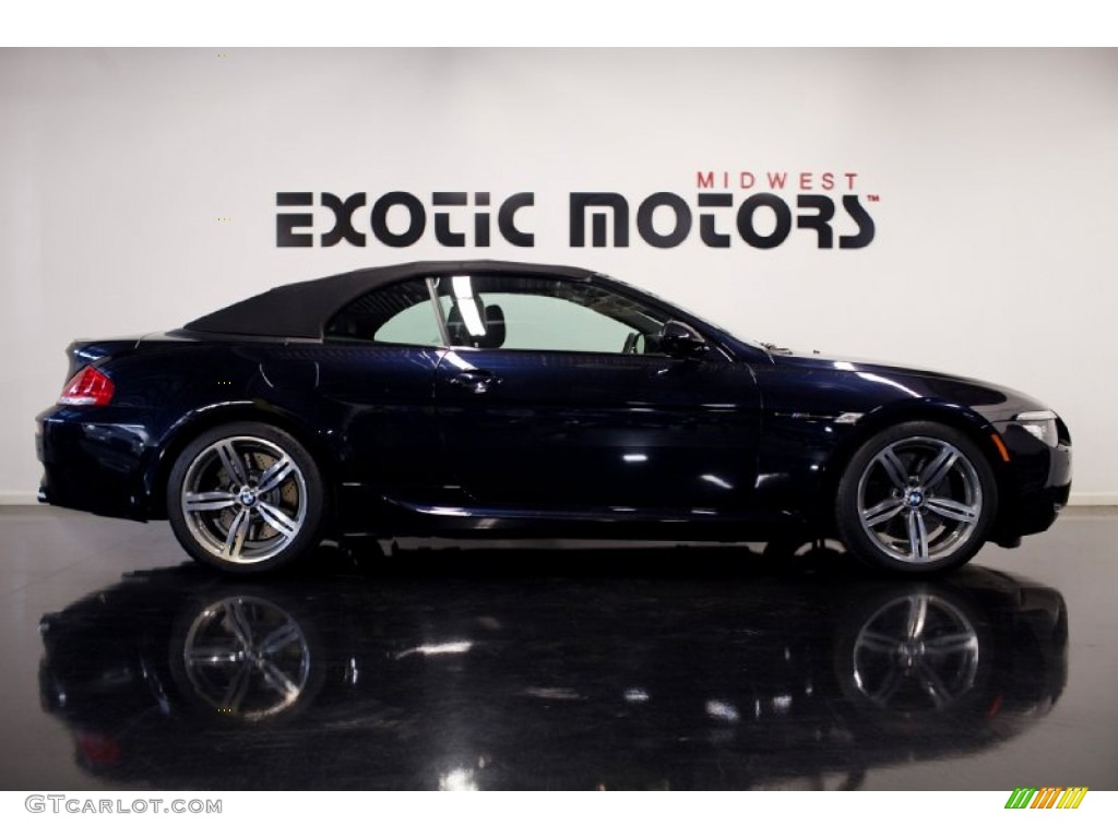2009 M6 Convertible - Carbon Black Metallic / Black Merino Leather photo #4
