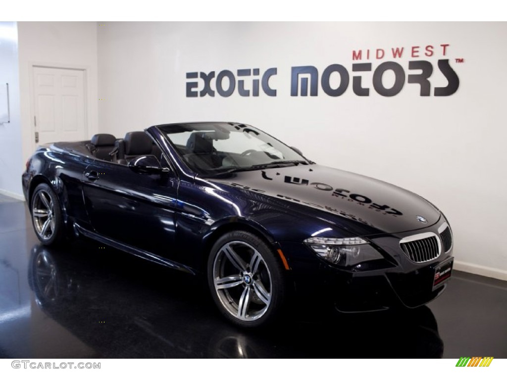 2009 M6 Convertible - Carbon Black Metallic / Black Merino Leather photo #5