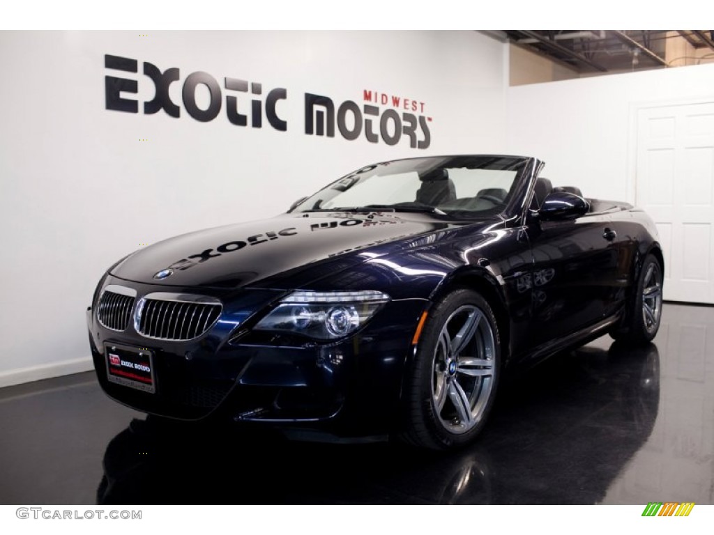 2009 M6 Convertible - Carbon Black Metallic / Black Merino Leather photo #10