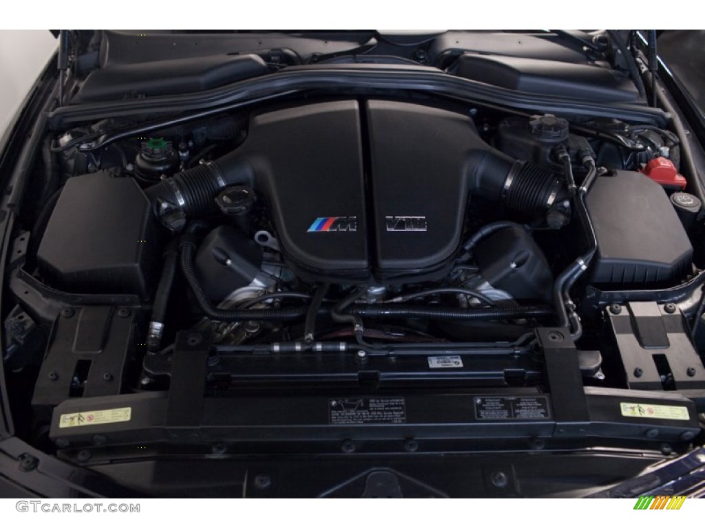 2009 BMW M6 Convertible 5.0 Liter DOHC 40-Valve VVT V10 Engine Photo #86757810