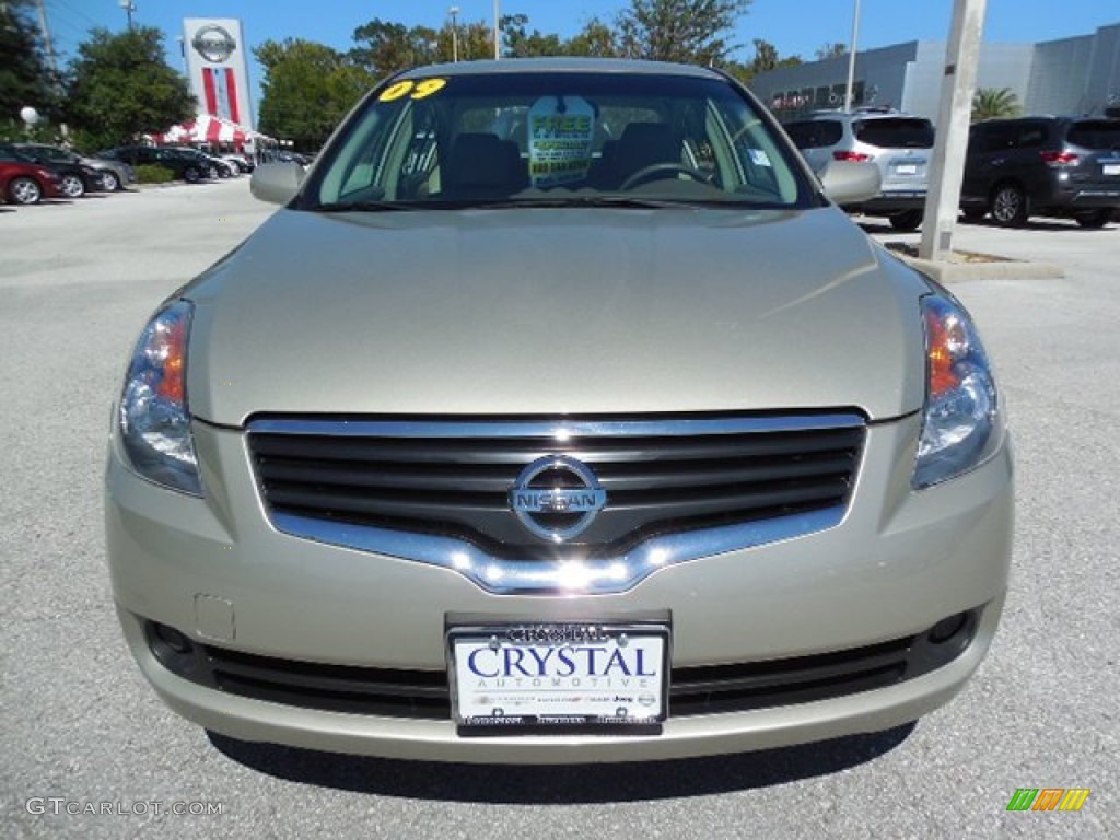 2009 Altima 2.5 S - Sonoran Sand Metallic / Blond photo #13