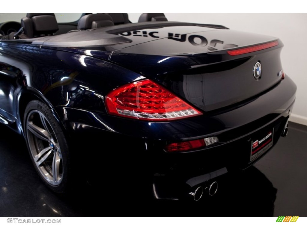 2009 M6 Convertible - Carbon Black Metallic / Black Merino Leather photo #23