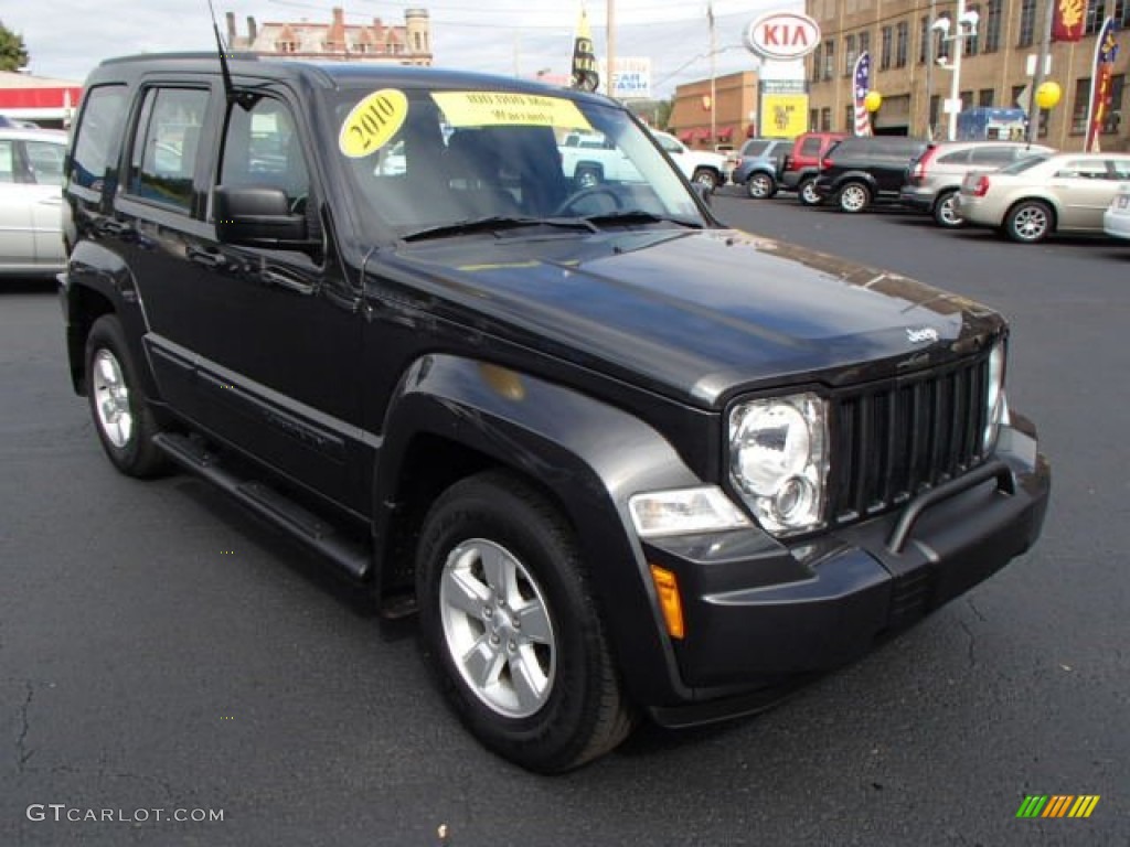 Dark Charcoal Pearl 2010 Jeep Liberty Sport 4x4 Exterior Photo #86758131
