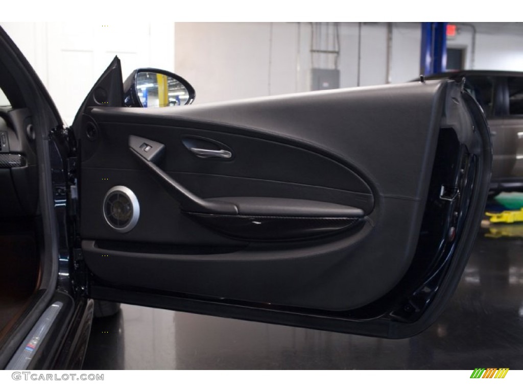2009 M6 Convertible - Carbon Black Metallic / Black Merino Leather photo #32