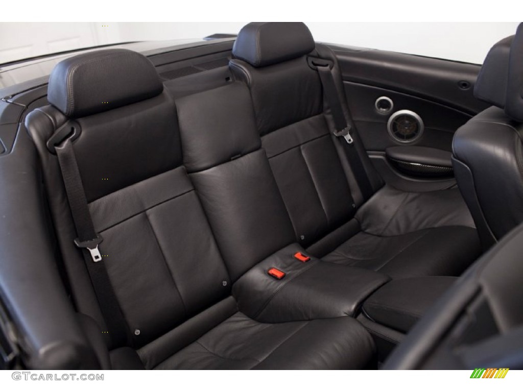 2009 M6 Convertible - Carbon Black Metallic / Black Merino Leather photo #41