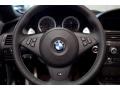 2009 BMW M6 Black Merino Leather Interior Steering Wheel Photo