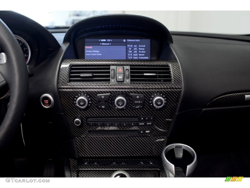 2009 M6 Convertible - Carbon Black Metallic / Black Merino Leather photo #49