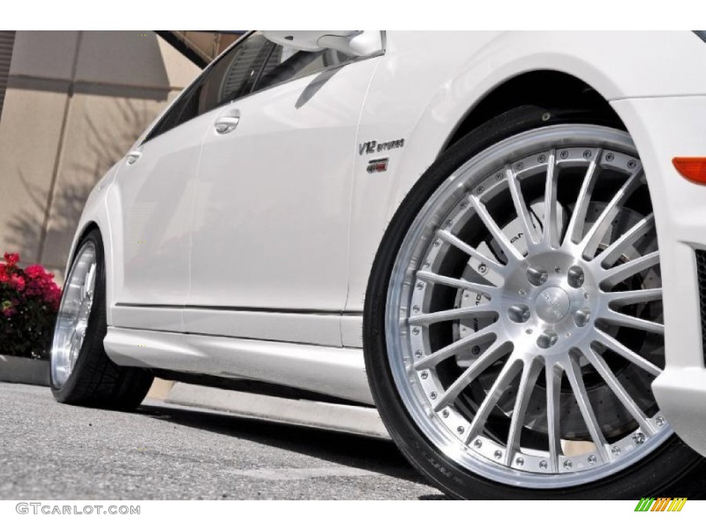 2009 S 65 AMG Sedan - designo Mystic White / designo Porcelain photo #14