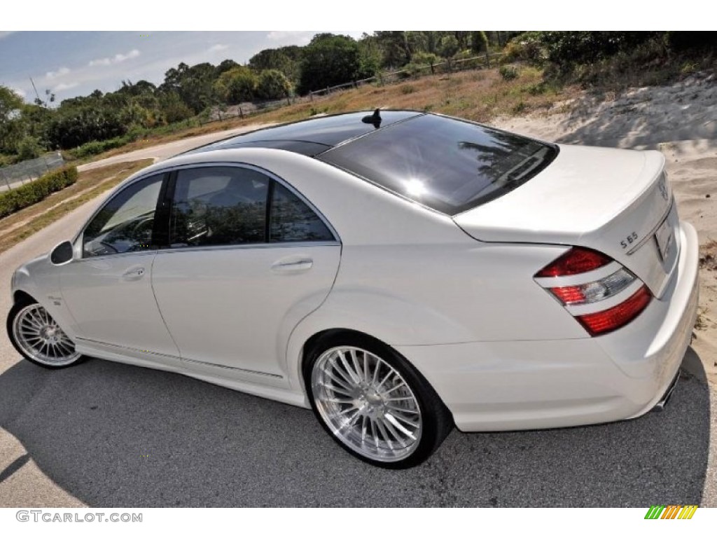 2009 S 65 AMG Sedan - designo Mystic White / designo Porcelain photo #15