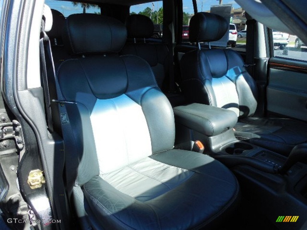 2004 Grand Cherokee Overland - Brillant Black Crystal Pearl / Dark Slate Gray photo #13