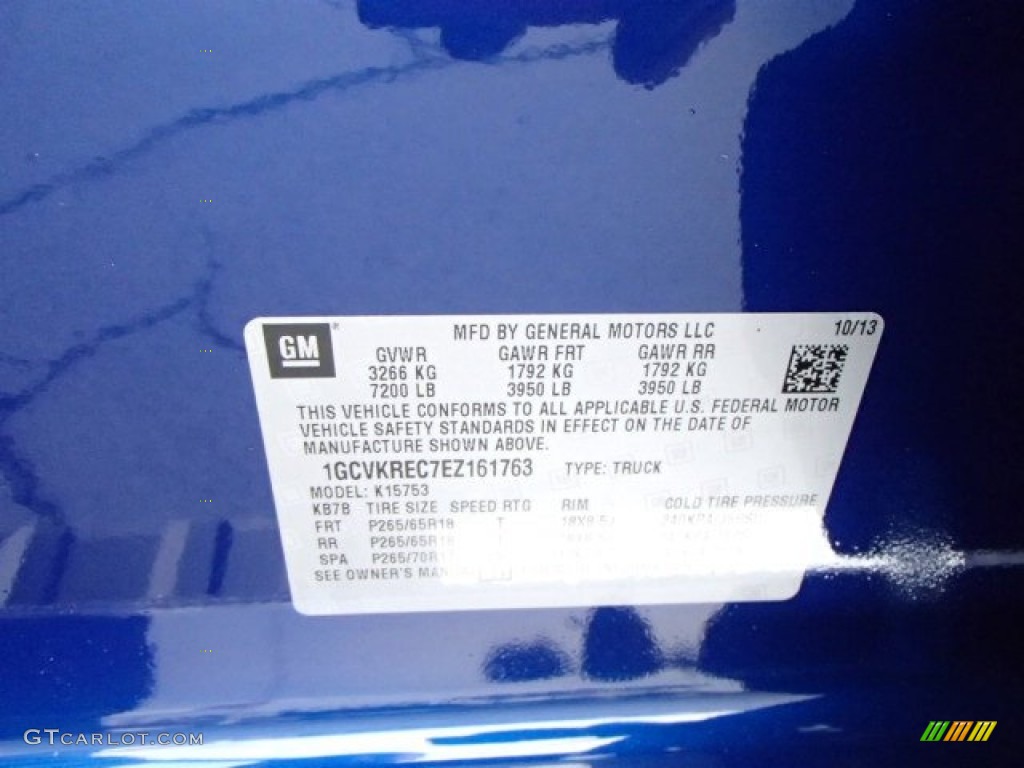 2014 Silverado 1500 LT Double Cab 4x4 - Blue Topaz Metallic / Jet Black photo #20