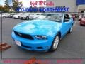 Grabber Blue 2012 Ford Mustang V6 Premium Convertible