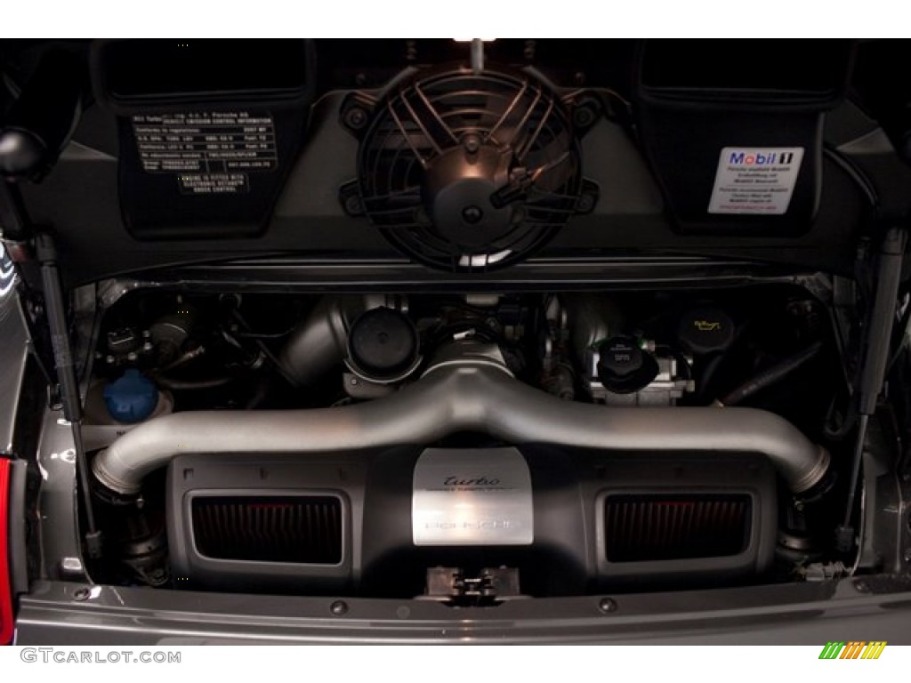 2007 Porsche 911 Turbo Coupe 3.6 Liter Twin-Turbocharged DOHC 24V VarioCam Flat 6 Cylinder Engine Photo #86760748