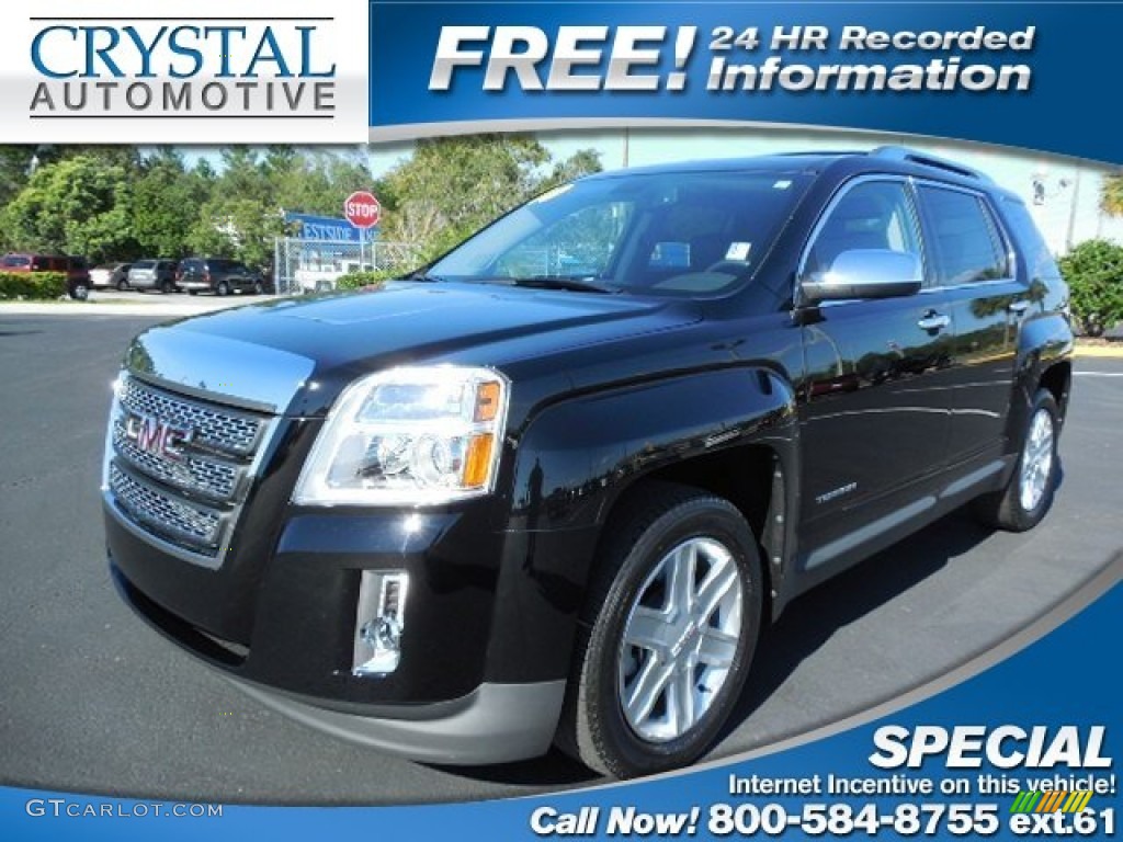 2010 Terrain SLT - Onyx Black / Jet Black photo #1