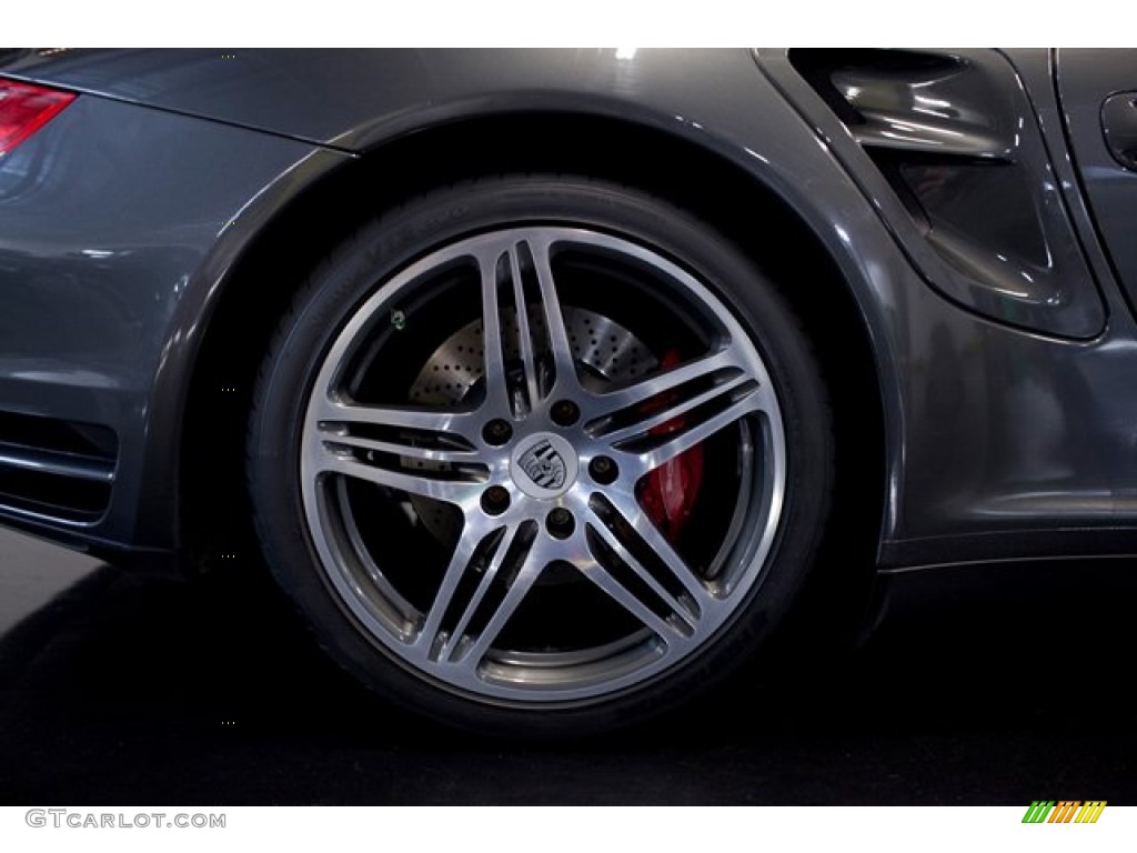 2007 911 Turbo Coupe - Slate Grey Metallic / Black photo #23