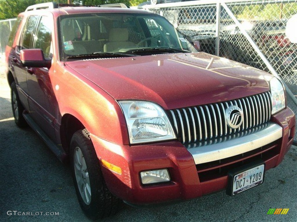 2008 Mountaineer  - Vivid Red Metallic / Camel photo #2