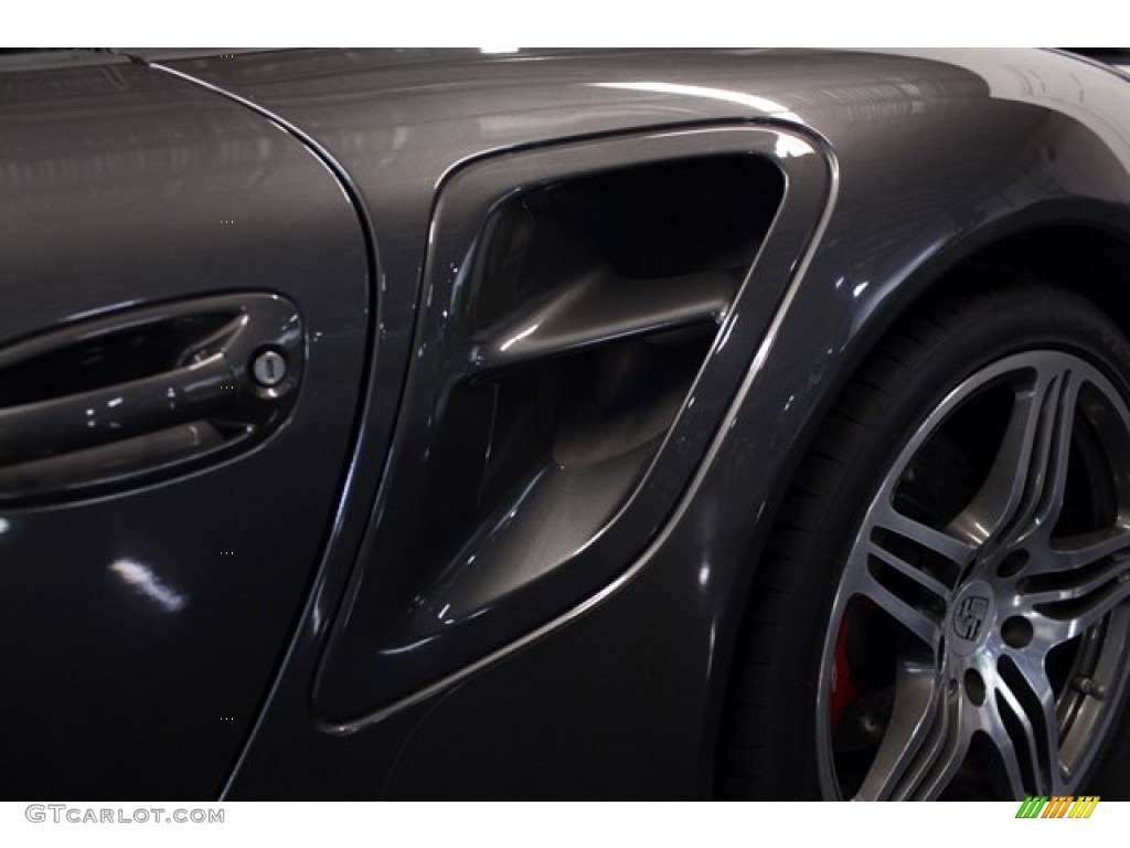 2007 911 Turbo Coupe - Slate Grey Metallic / Black photo #55