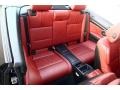 2010 BMW M3 Fox Red Novillo Interior Rear Seat Photo