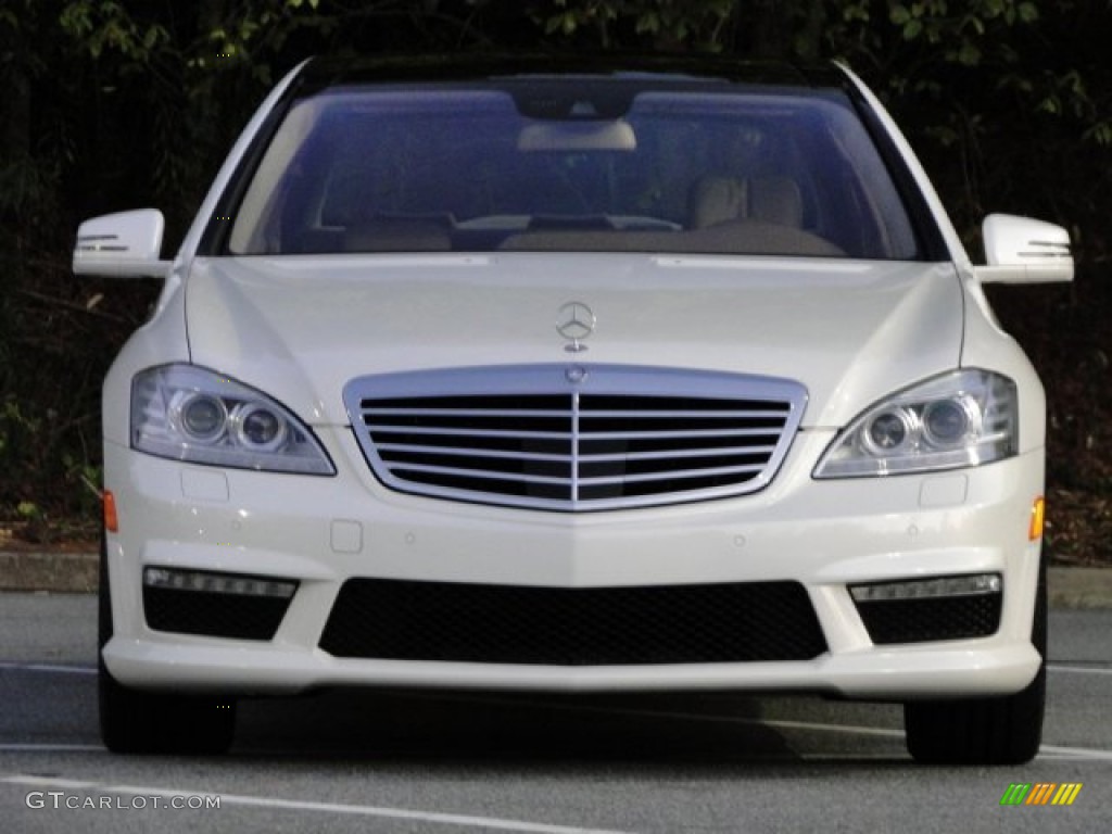 2013 S 63 AMG Sedan - Diamond White Metallic / Cashmere/Savanna photo #5