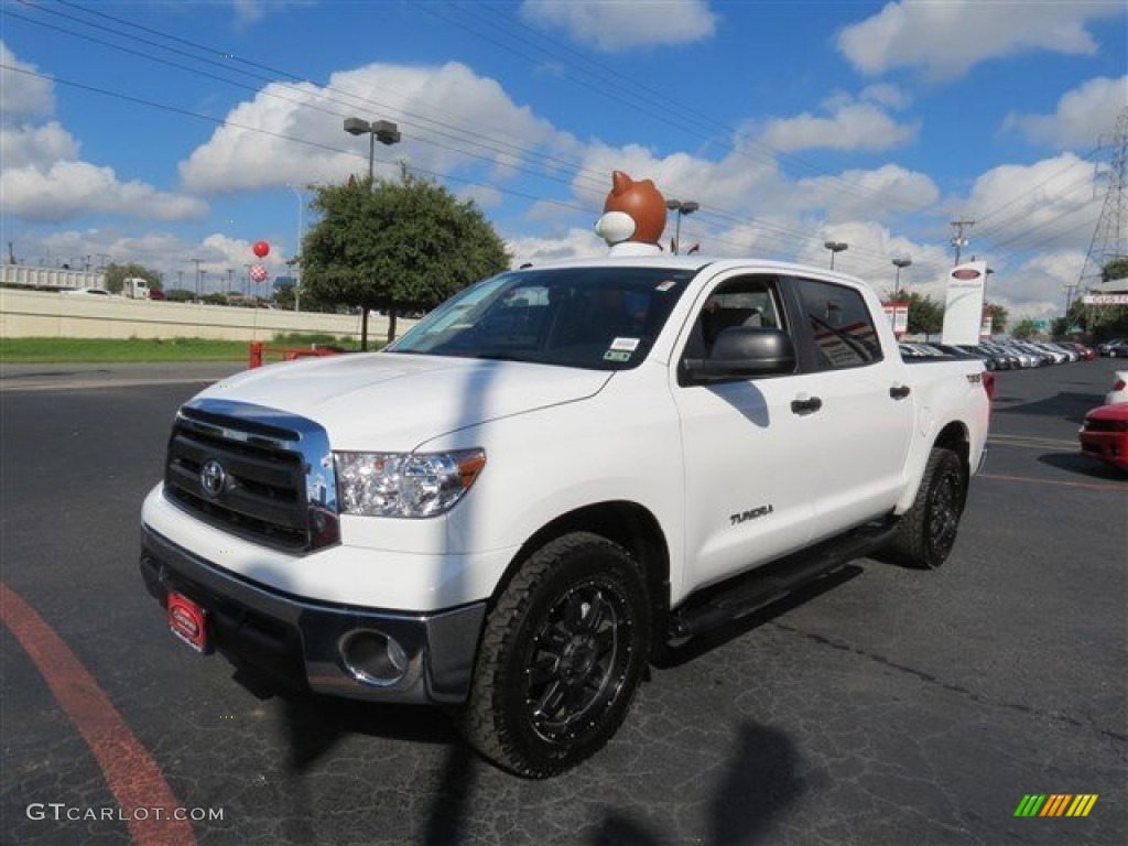 2013 Tundra TSS CrewMax - Super White / Graphite photo #3