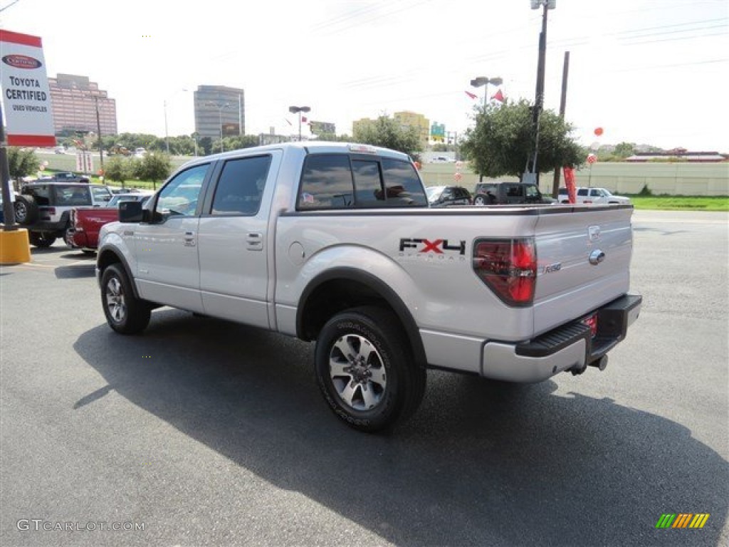 2011 F150 Lariat SuperCrew 4x4 - Ingot Silver Metallic / Pale Adobe photo #5