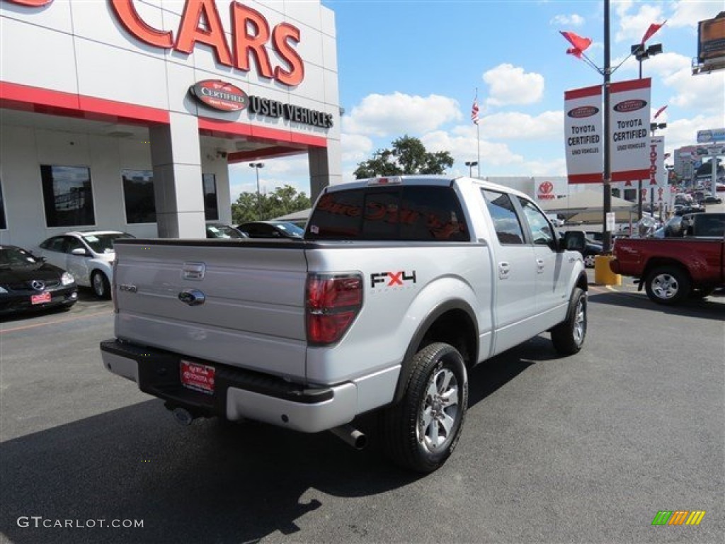 2011 F150 Lariat SuperCrew 4x4 - Ingot Silver Metallic / Pale Adobe photo #7