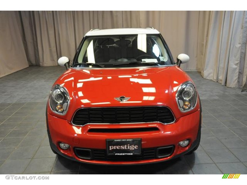 2013 Cooper S Countryman ALL4 AWD - Blazing Red / Carbon Black photo #3