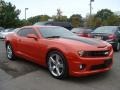 Inferno Orange Metallic 2011 Chevrolet Camaro SS Coupe Exterior