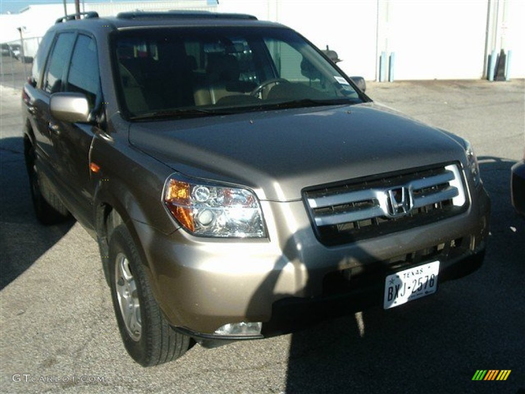 2007 Pilot EX-L - Desert Rock Metallic / Olive photo #1