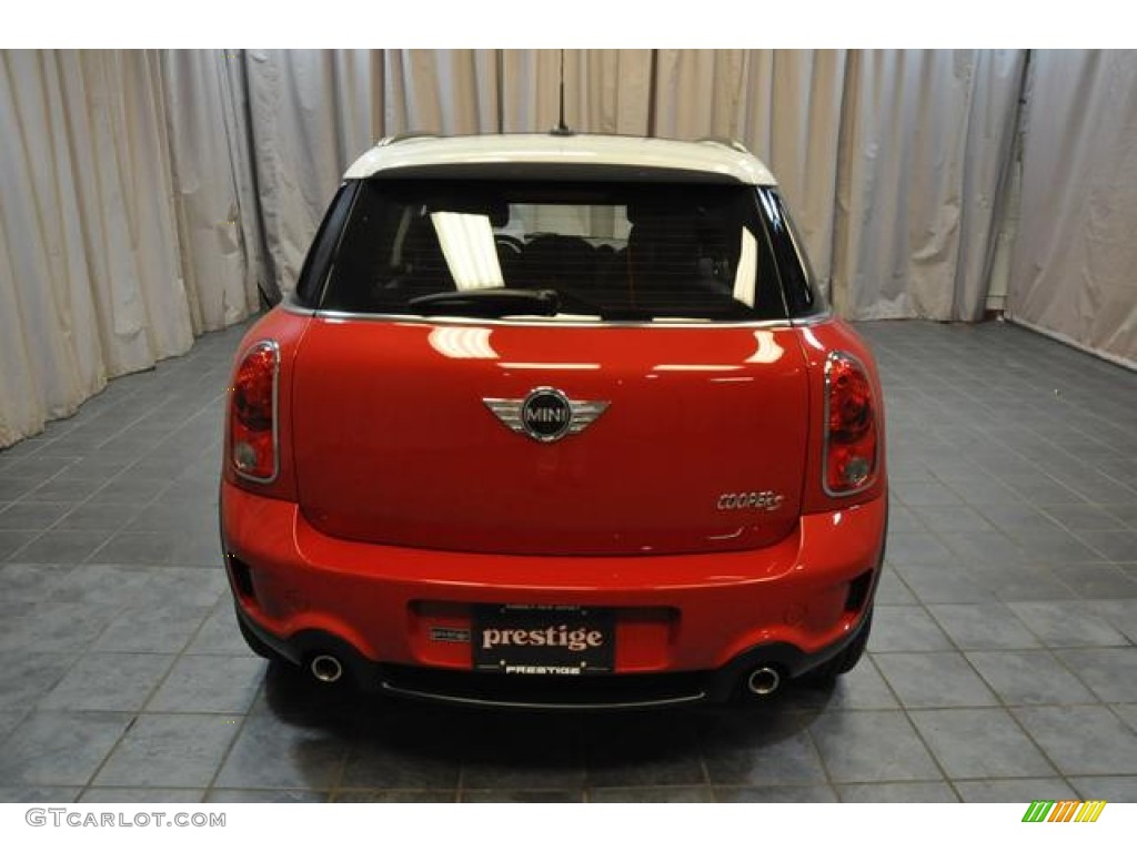 2013 Cooper S Countryman ALL4 AWD - Blazing Red / Carbon Black photo #18