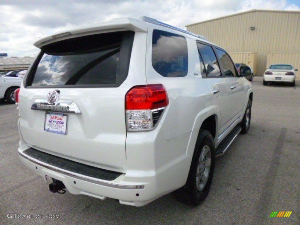 2013 4Runner Limited - Blizzard White Pearl / Black Leather photo #4