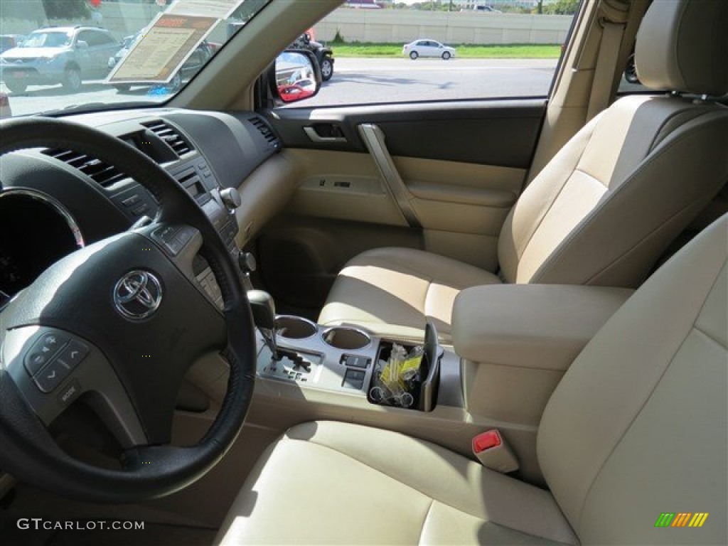 2010 Highlander SE - Blizzard White Pearl / Sand Beige photo #11