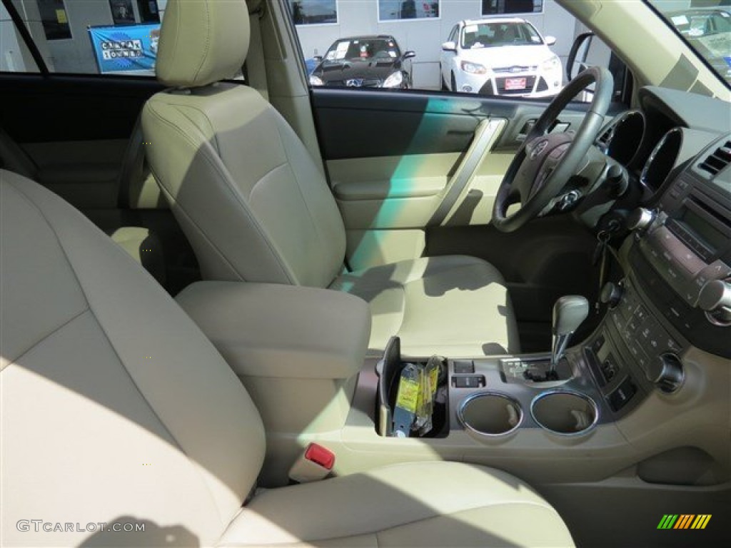 2010 Highlander SE - Blizzard White Pearl / Sand Beige photo #13