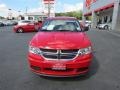 2013 Bright Red Dodge Journey SE  photo #2