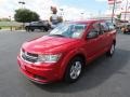 2013 Bright Red Dodge Journey SE  photo #3