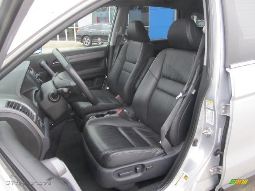2009 CR-V EX-L 4WD - Alabaster Silver Metallic / Black photo #7