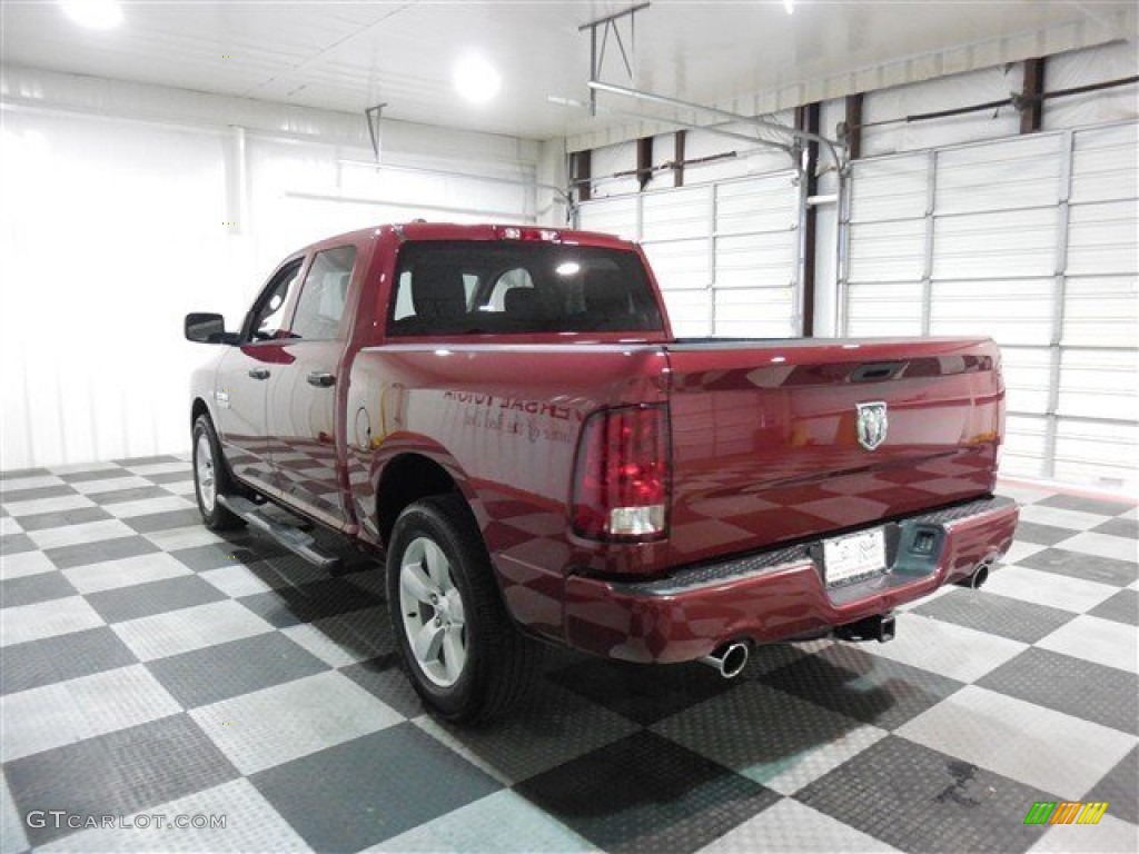 2013 1500 Express Crew Cab - Deep Cherry Red Pearl / Black/Diesel Gray photo #5