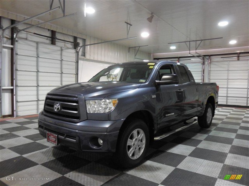 2010 Tundra SR5 Double Cab - Slate Gray Metallic / Graphite Gray photo #3