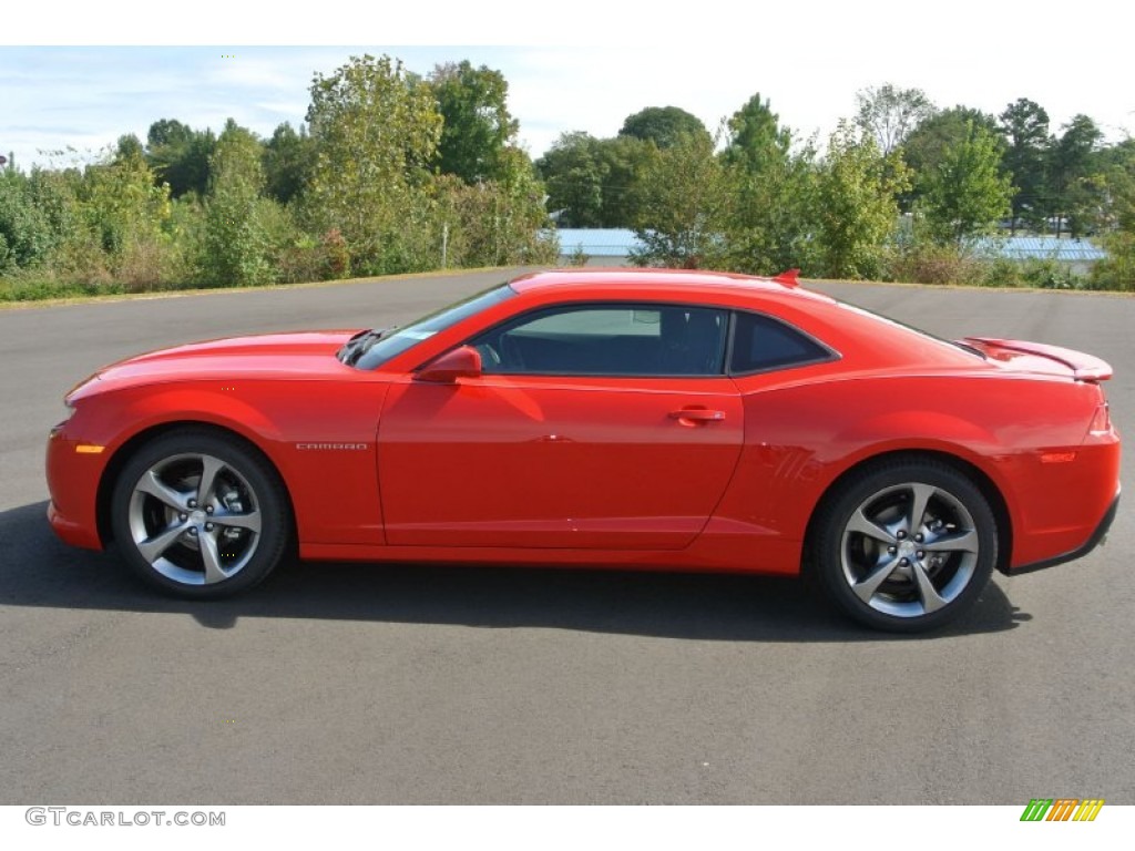 2014 Camaro LT Coupe - Red Hot / Black photo #3