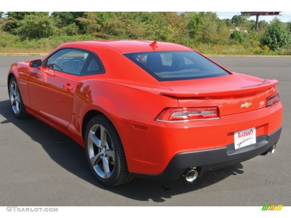 2014 Camaro LT Coupe - Red Hot / Black photo #4