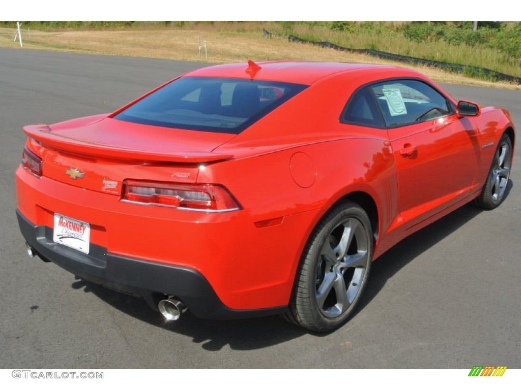 2014 Camaro LT Coupe - Red Hot / Black photo #5