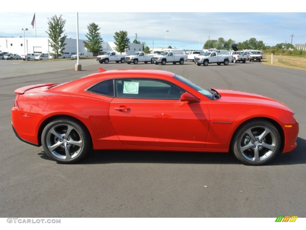 2014 Camaro LT Coupe - Red Hot / Black photo #6