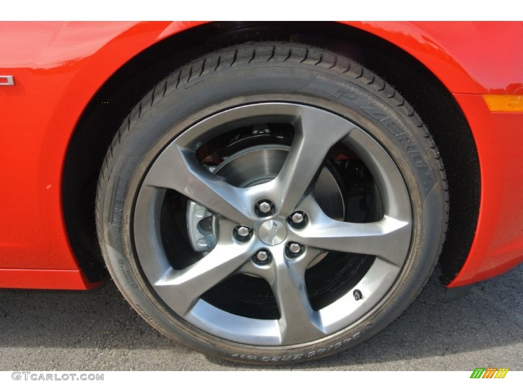 2014 Camaro LT Coupe - Red Hot / Black photo #19
