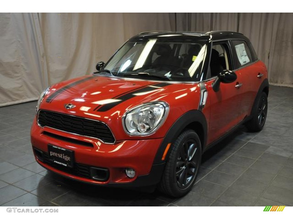 2014 Cooper S Countryman - Blazing Red Metallic / Carbon Black photo #1