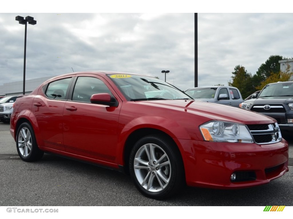2011 Avenger Mainstreet - Redline 2 Pearl / Black/Red photo #1